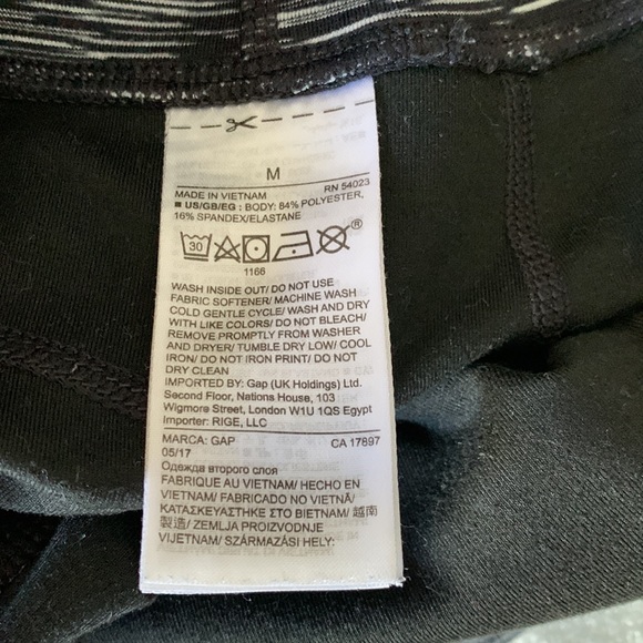 GapFit Blackout Space Dye Leggings - Picture 7 of 7